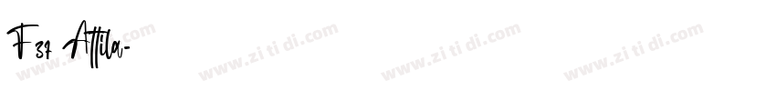 F37 Attila字体转换
